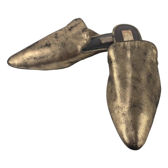 BAND OF GYPSIES Landslides Distressed Bronze Mule Slides - Picture 10 of 12